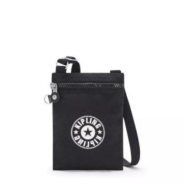 Imagem de Kipling Mini bolsa transversal Afia Lite, Preto Lite, 5''L x 7.5''H x 0.5''D
