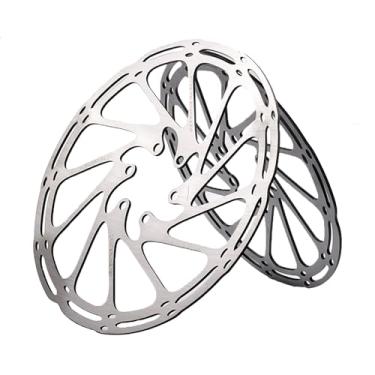 Imagem de RXZIXYL 2 peças Rotor de freio de bicicleta 160mm 180mm 203mm rotor de freio a disco de linha central de bicicleta freios hidráulicos discos rotores de disco peça Mtb (203mm)