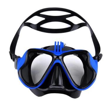 Imagem de Máscara De Mergulho Profissional Com Suporte Para Câmera Para GoPro Jo