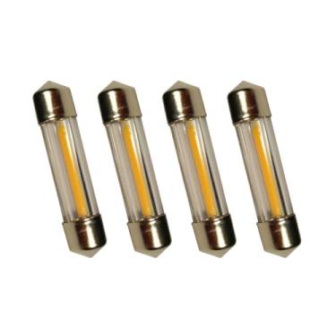 Imagem de 4 peças de lâmpadas de geladeira RV, DC12V substituição RV lâmpada de geladeira LED interior lâmpadas de acampamento de baixa potência para geladeira motorhome, 31 mm