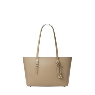 Imagem de Michael Kors Bolsa média Quinn, ferragens douradas/couro seixo/casca