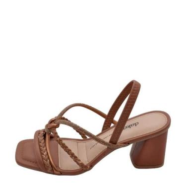 Imagem de Sandália Feminina Dakota Salto Medio REF: Y-9761, Mascavo, 36