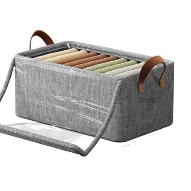 Imagem de Caixa Organizadora com Tampa Flexível - Malha Respiráve, Dobrável e Ideal para Brinquedos e Roupas (sem tampa,1)