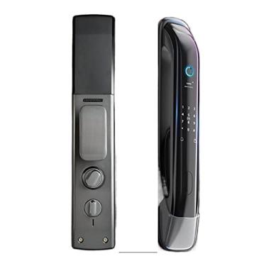 Imagem de Bloqueio digital inteligente WiFi biométrico impressão digital senha desbloqueio funciona com aplicativo remotamente vida inteligente (cor: D3-S-24-280-R) (D3 g)