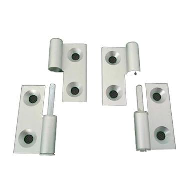 Imagem de 1 peça 2020 3030 3040 4040 dobradiça removível acessórios de perfil de alumínio dobradiça mecânica de alumínio dobradiça removível para banheiro (esquerda 2020)