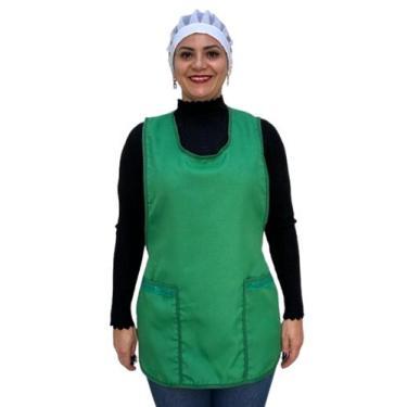 Imagem de Kit avental bata + touca - Armarinho Neves, Verde