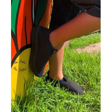 Imagem de Tênis Meia Infantil - Obrabas, Preto, 32