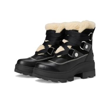 Imagem de Sorel Bota feminina confortável Joan Frwd impermeável para inverno, Preto/preto, 40