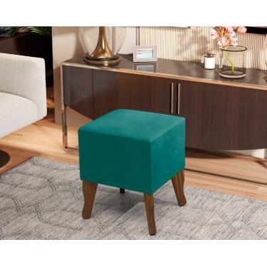 Imagem de Puff Glamour Azul - Comprar Moveis Em Casa