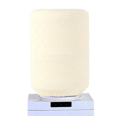 Imagem de ReignSword Tampa de barril de dispensador de água para garrafa de água de 5 galões, capa protetora contra poeira de dispensador de água altamente elástica, protetor de móveis reutilizável para casa ou