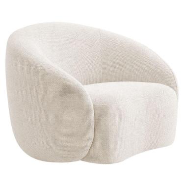 Imagem de Kit Sofá 3 Lugares 180cm E Poltrona Orgânica Luxo Recepção Amore Linho Cor Verde