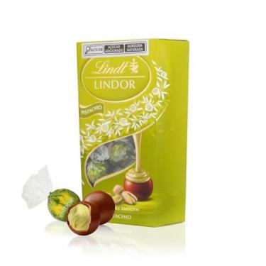 Imagem de Caixa Bombons Chocolate Lindt Lindor Leite com Pistache 200g