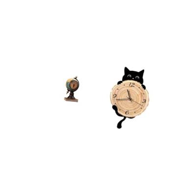 Imagem de Fenteer Relógio de Mesa E Parede Moderno em Formato de Globo Terrestre, Leve E Silencioso, Ideal para Escritório, Quarto, Prateleira, Armário E Lareira.