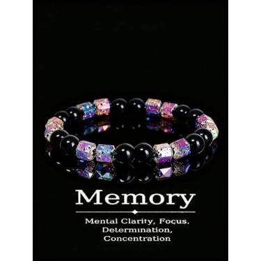 Imagem de Pulseiras femininas com contas de memória, presentes de amizade, joias pulseras para mulheres, cristais modernos, pedras, presentes de amizade para mulheres, presentes de Natal