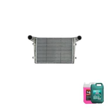 Imagem de Kit Radiador Intercooler Ford Cargo 815E/915E + Aditivo Rosa 5L + Água Desmineralizada 5L