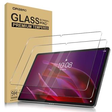 Imagem de Orzero (Pacote com 2) Protetor de tela de vidro temperado compatível com Lenovo Yoga Tab 28.2 cm, protetor de tela de vidro temperado de alta definição, antiarranhões, sem bolhas