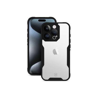 Imagem de Capa para iPhone 15 Pro - Dual Shock Sense Preta - Gshield