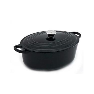 Imagem de Panela Oval Signature 31 cm Preto Black Onix Le Creuset