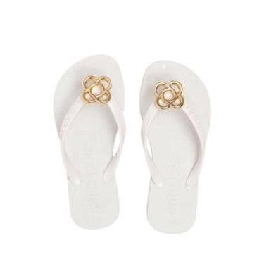 Imagem de Chinelo Infantil Feminino Petite Jolie Branco Off - PJ6979IN-Feminino