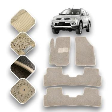 Imagem de Tapete Automotivo Kapazi Para Pajero Sport 7 Lugares - 2018 a 2025 (bege)