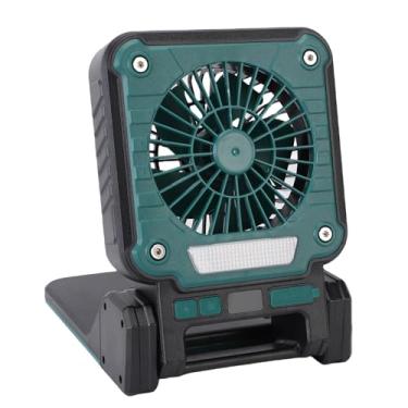 Imagem de GLOGLOW Ventilador Solar de Acampamento, 5 Modos de Iluminação, Operação Silenciosa do Motor Sem Escova, Bateria de 4000mAh, Painel Solar de 10W, até 18 Horas de Resfriamento para Mochila de