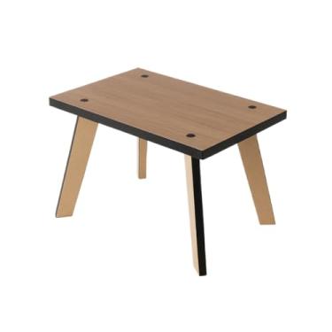 Imagem de Mesa de centro Mesinha em MDF Mesa Decorativa mesa de cabeceira，criado mudo，criador mundo pra quarto，mesa de cabeceira quarto，criadomudo para quarto，mesa cabeceira，mesinha de cabeceira(Madeirado)