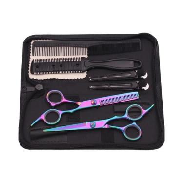 Imagem de Conjunto De Tesouras Profissionais De Cabeleireiro De 6 Polegadas Para