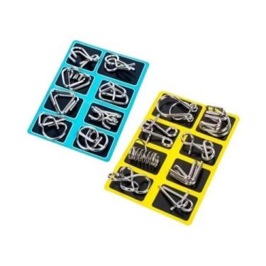 Imagem de Quebra-Cabeça De Anel Chinês De Metal Para Adultos E Crianças, Jogo De