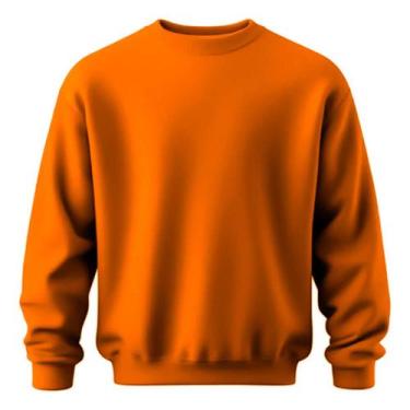 Imagem de Blusa de Moletom Presídio Modelo CDP - Sete Sete Esportes, M, Laranja