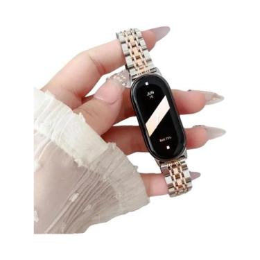 Imagem de Pulseira De Metal Unissex Para Xiaomi Mi Band 8 9 10 Com Ferramenta De