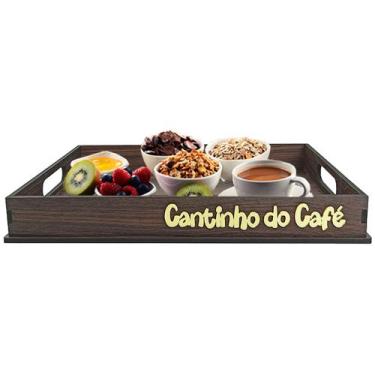 Imagem de Bandeja Decorativa para servir Café Cantinho do Café na Cama - Co2Beer