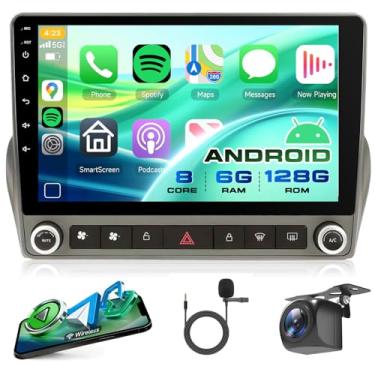 Imagem de Rádio estéreo automotivo 8 núcleos 6G + 128G Rimoody Android 15 para Chevrolet Camaro 2008-2015, sem fio, Carplay, Android, auto, tela sensível ao toque, GPS 5G-WiFi, Bluetooth, FM, DSP-36, 59-UI