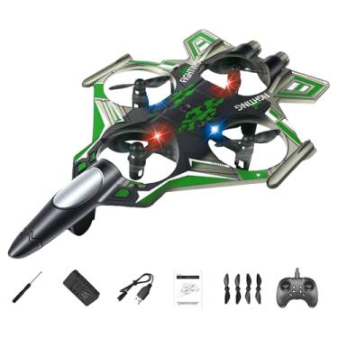 Imagem de Fiocias Avião de Controle Remoto RC para, Modelo de Planador Portátil para Hobby, Jato de, Ideal para Adultos, Iniciantes, Meninos E Adole, Bateria Verde 1