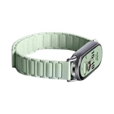 Imagem de Pulseira Magnética De Silicone Em Duas Cores Para Xiaomi Mi Band 8 9, 