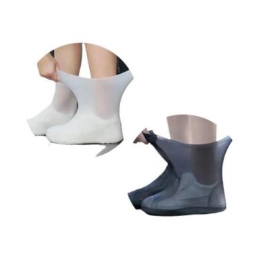 Imagem de Capas De Botas De Chuva Impermeáveis E Antiderrapantes Em Borracha Com