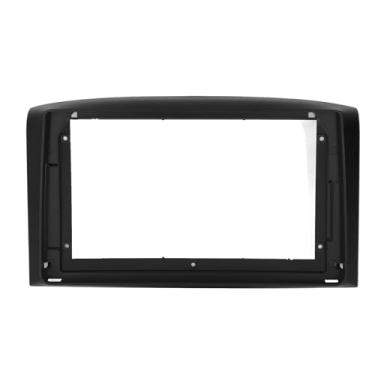 Imagem de ZJchao Kit de Moldura Estéreo do Painel de Rádio do Carro Ajuste Perfeito para Aveo 2007-2011, Lova 2009-2011 - Estrutura de Montagem Em Painel ABS Preto Texturizado para Decoração de Carro