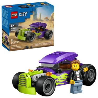 Imagem de Carrinho de Corrida Lego City Hot Rod 81 Peças 60485 - Lego