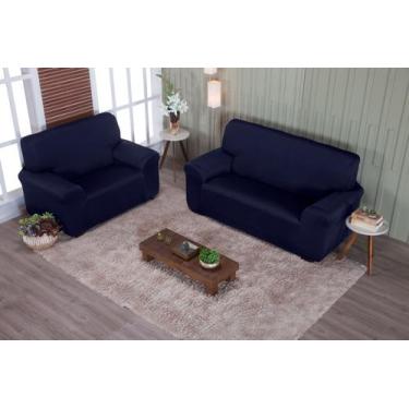 Imagem de Capa para Sofá 2 e 3 Lugares Coladinha com Fixadores - Angélica Enxova