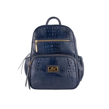 Imagem de Mochila pequena de couro croco Zoey