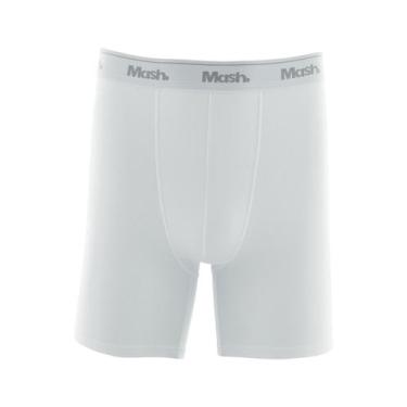 Imagem de Cueca Boxer Mash 070.40 Masculina Cotton T. P/GG, M, Br00, Branco