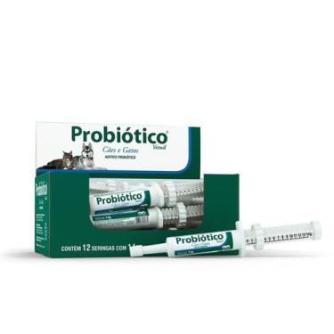 Imagem de 1 Caixa C/12 Probiótico 14g Para Cães E Gatos - Vetnil