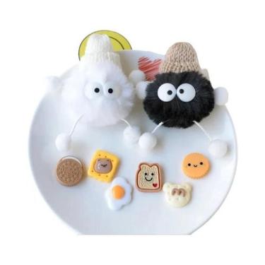 Imagem de Pingentes De Pelúcia Fofos De Soot Sprite Para Crocs E Sandálias  Pres