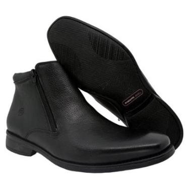 Imagem de Bota Coturno Social Masculina Anatomic Gel Troy Confortável Em Couro 9209-Masculino