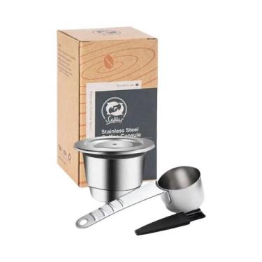 Imagem de Cápsulas De Café Reutilizáveis Em Aço Inoxidável Para Nespresso Essenz