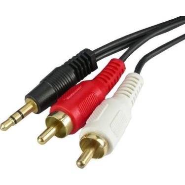 Imagem de Cabo de Áudio P2 para 2 RCA Stereo - 1,8 metros P2 M X 2 RCA M - Diver