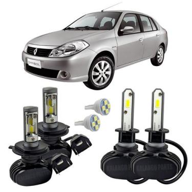 Imagem de Kit Ultra Led Farol Alto Baixo H4 Milha Symbol Todos Modelos - Autovex