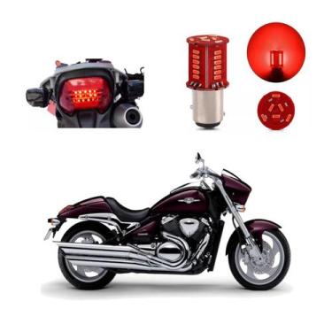 Imagem de Lâmpada Led Freio 2 Polos Sequencial Strobo Moto Boulevard 1500 2009 2
