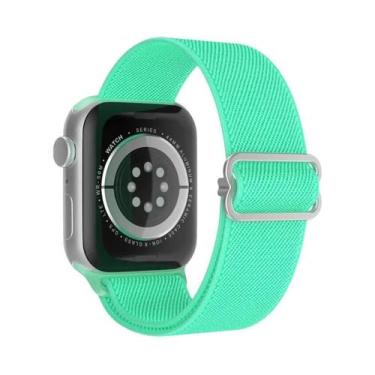 Imagem de Pulseira Ajustável De Nylon Elástico Solo Loop Para Apple Watch 49mm 4