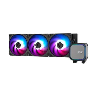 Imagem de Water Cooler MSI MAG Coreliquid A13, ARGB, 360mm, Intel e AMD, Preto -