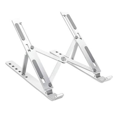 Imagem de Suporte p Notebook Dobrável Portatil Liga de Aluminio MTG259 - Tomate